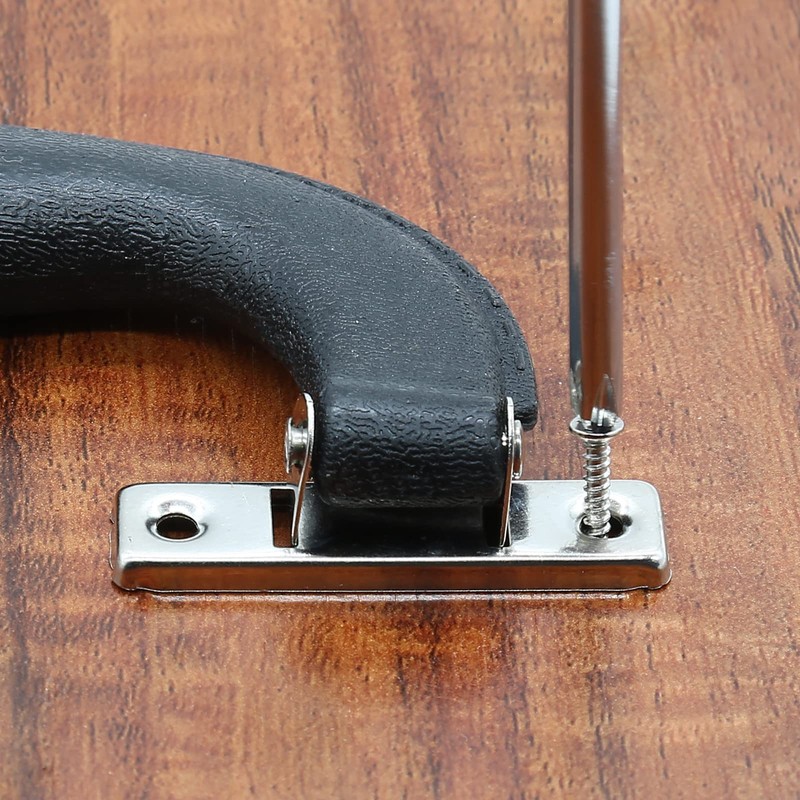 BokWin Black Plastic Luggage Handle,6.1 Inch/155mm Antique Suitcase Handle Pull,Imitation