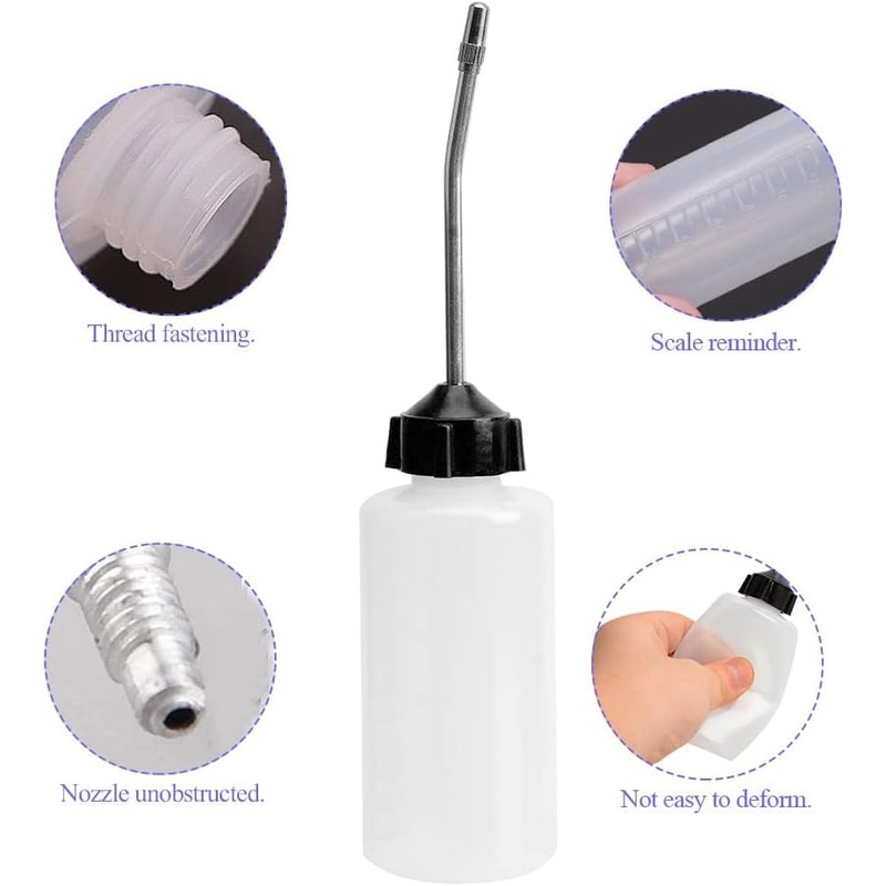 RUIAN Sewing Machine Oiler 120ml Oil Squeeze Bottles with Long