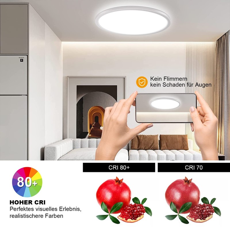 Nigecue 24 W LED Starry Sky Ceiling Light Flat with