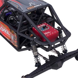 AIXXCUVQ 1pcs 1/10 Aluminum Alloy Receiver Box for Capra Crawler Sturdy RC Car Accessories Replacement Parts RC Upgrade Part, Black