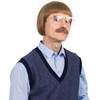 FantaLook Short Straight 60 70s Bowl Cut Funny Wig with