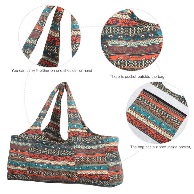 Breathable Oversized Ethnic Style Yoga Package Luggage Bag Fitness Clothing