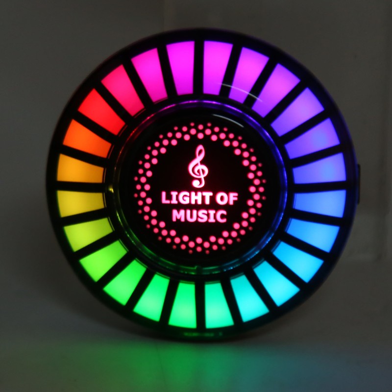 RGB Sound Pickup Light Round Colorful with Fragrance Aroma Diffuser
