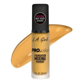 Base De Maquillaje Liquido La Girl Pro Color Matte 30 Ml Tono Yellow