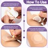 50pcs Disposable Castor Oil Packs, Flower Style, Skin Color