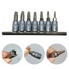 7PCS Torx Star 6 Point 1/4-Inch Impact Drive Socket Kit,