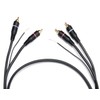 DRUT 1m Twin RCA to RCA Phono Turntable Mixer Ground
