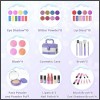 PERRYHOME Kids Makeup Set for Girl 56 Pcs Washable Real