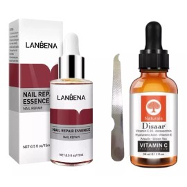 Universo en Linea Lanbena Esencia Reparadora Uñas + Serum Vitamina C Dissar