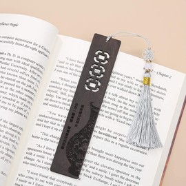 Wooden Bookmark, Wooden Bookmark with Beautiful Tassels, Bookmark Unique Gifts for Children and Friend-Gift Box Packaging - Unique Gifts