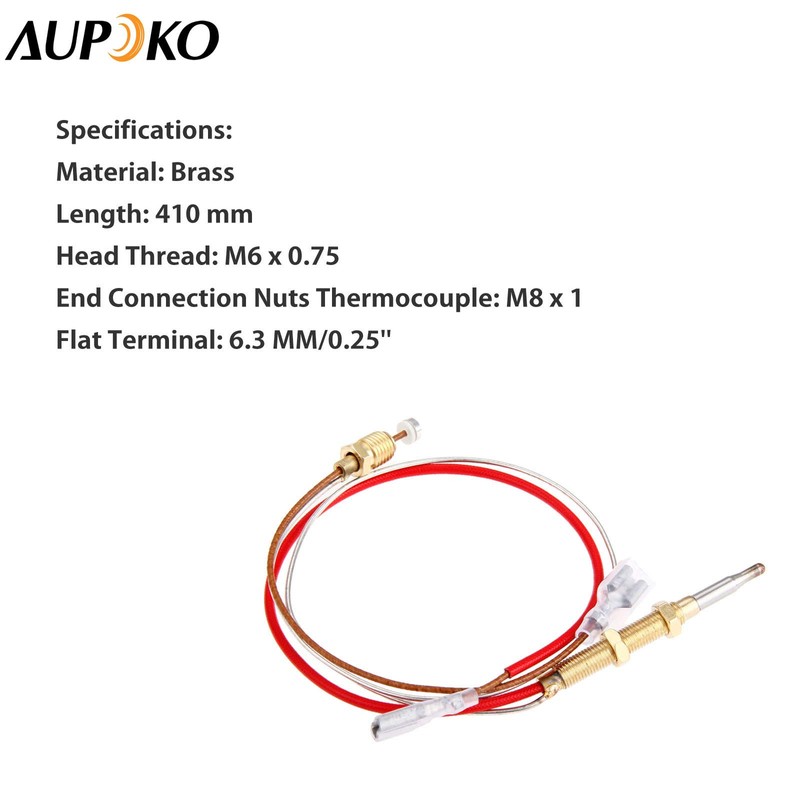 Aupoko Patio Heater Thermocouple, Outdoor Propane Gas Patio Heater Replacement