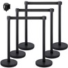 Happybuy 6 - Pack Crowd Control Stanchions with 3PCS 6.5FT