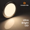 camperxlite 3CCT LED Ceiling Light DC12V Campervan-2700K/4000K/6000K-860LM, Dia 7.09″ Round
