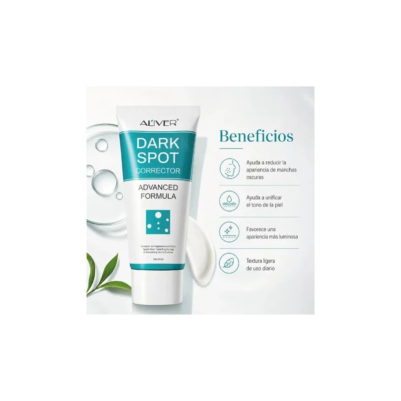Aliver Crema Facial Antimanchas Noche con Retinol y Niacinamida 60mL