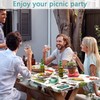 Picnic Table Cover with Bench Covers Camper RV Camping Essentials