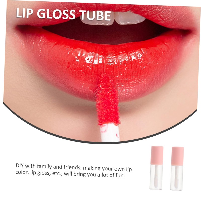 Baluue Visible Lip-glaze Bottles Pcs Lip Gloss Tube Set Compact