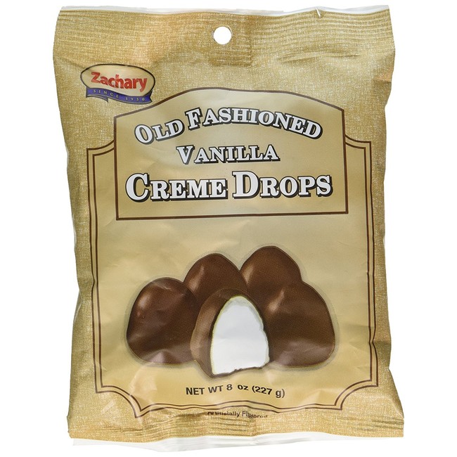 Zachary Old Fashioned Vanilla Creme Drops, 8 Ounce (Pack of 3)
