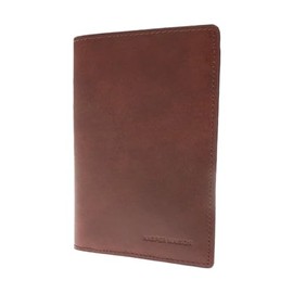 Kasper Maison Premium Leather RFID Passport Cover & Travel Wallet with Anti-Theft RFID Blocking - Brown