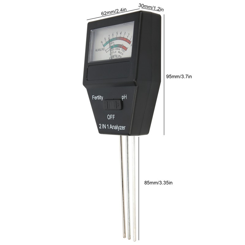 3 in 1 Soil Tester Soil Moisture PH Illumination Meter