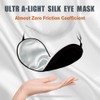 OLESILK Silk Sleep Mask 2 Pack, 100% Mulberry Silk Eye