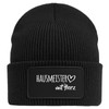 Huuraa Beanie Hausmeister mit Herz Geschenk Black Hausmeister Geschenkidee