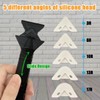 10 PCS Silicone Caulking Tools (Stainless Steel head) 5 in