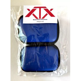 XTX Metal Detecting  Soft Shell Zipper Gear Pouch...Blue