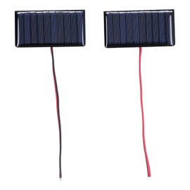 Solar Panel Module, Polysilicon Micro Glue Power Solars Cell Photovoltaic Module DIY System Kits for Low Power Electrical Appliances Toys Advertising Household Lights Electric Fans
