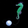 Pxiryanlow Red Aquarium Decor Luminous Artificial Soft Seahorse Hippocampus Fish