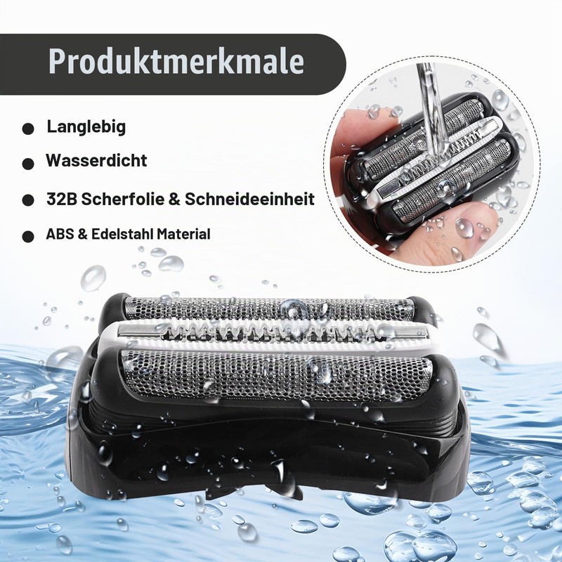 Pack of 2 Replacement Shaving Heads Compatible with Series 3,