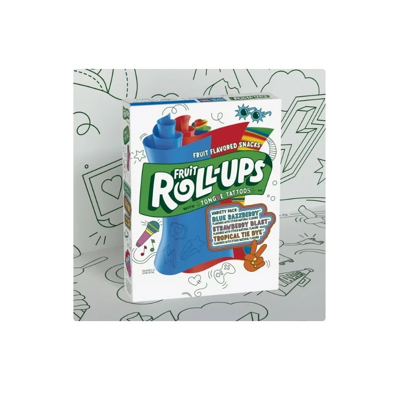 Fruit Roll-Ups Fruit Flavored Snacks,Variety Pack,15 oz,30 ct (Select your