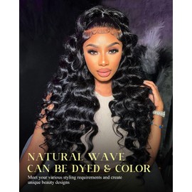 Arabella 5x6 Ready to Go Glueless Wigs Human Hair 210% Density Lace Front Wigs Human Hair Loose Deep Wave Wigs Glueless Wig Pre Cut Lace Real Pre Plucked Bleached Wig (18inch, 5X6 Loose Curly Wig)