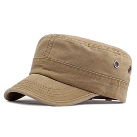 FREESE Men's Work Cap, For Work, Outdoors, Cotton, Lightweight, Beautiful Silhouette, UV Protection, Washed Fabric, All Seasons, Braun