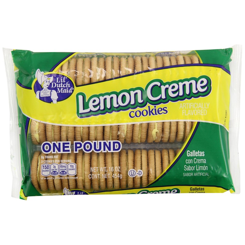 Little Dutch Maid Lemon Crème Cookies, 16 Ounce
