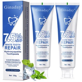 LOYOTICE 2Pack Hydroxyapatite Toothpastes for Enamel Protection and Tooth Strengthening,Fluoride-Free Toothpaste for Sensitive Teeth Gentle Mint, Fresh Breath for Oral Health