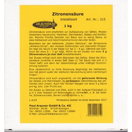 Citric Acid Crystallized 1 Kilo