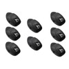 Generisch Bicycle Mudguard Clip Struts Attachment Holder Mudguard Holder (Black,