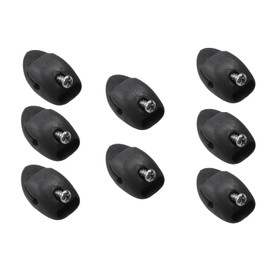 Generisch Bicycle Mudguard Clip Struts Attachment Holder Mudguard Holder (Black, Pack of 8)