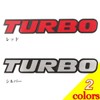 Negues Turbo Emblem, TURBO Turbo Car Emblem Sticker, 1.0 x