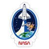 Spreadshirt NASA Discovery Sticker, 10 x 10 cm, White Matte