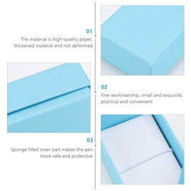 VILLFUL Cute Stationery Treat Boxes Pencil Storage Box Paper Pen Case Stationery Case for Writer Friends