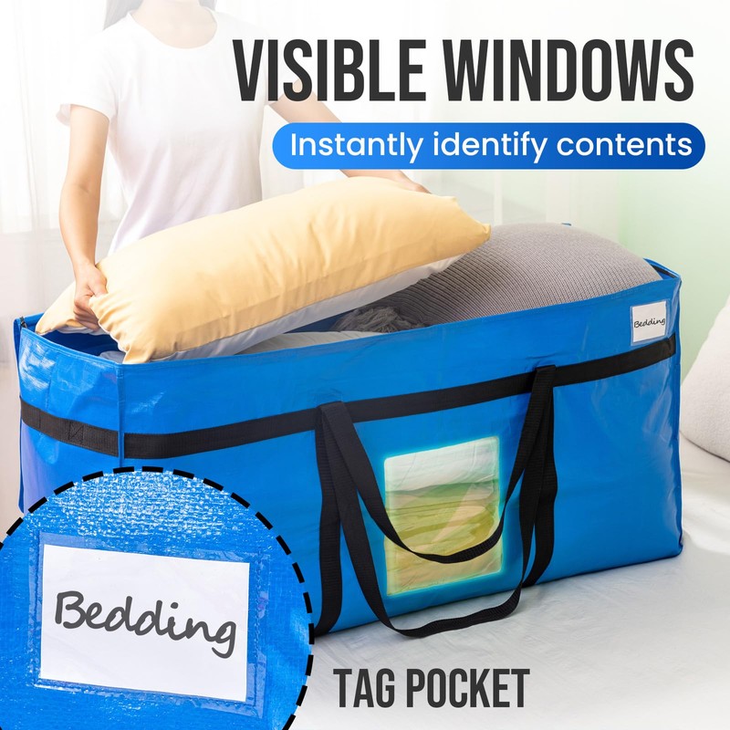 TAILI Extra Large Moving Bag for Moving,Storage Bedding Clothes Blankets