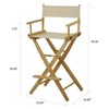 American Trails Extra-Wide Premium 30" Director's Chair Natural Frame with
