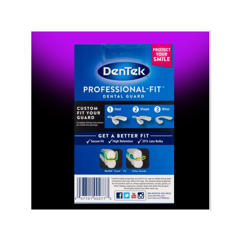 DenTek Professional Fit Dental Guard | Maximum Protection | 1-Pack