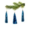 Lamettini Tinsel Pendant, Christmas Tree Decoration, Christmas Pendant (100, Turquoise)