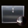 Zoohot Plastic Envelopes with String Closure Clear Side Loading, 1-1/4"