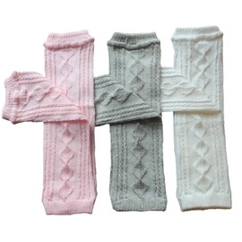 Toptim Baby Knitted Leg Warmers for Little Girls, Toddlers & Children (Color of 3)
