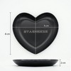 Stasheeze Heart Shaped Rolling Tray Metal, 9x8cm, Small Portable Organiser