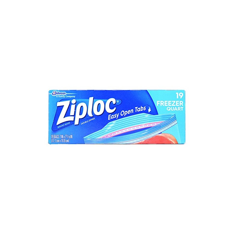 Ziploc Freezer Bags Quart 20 Count boxes