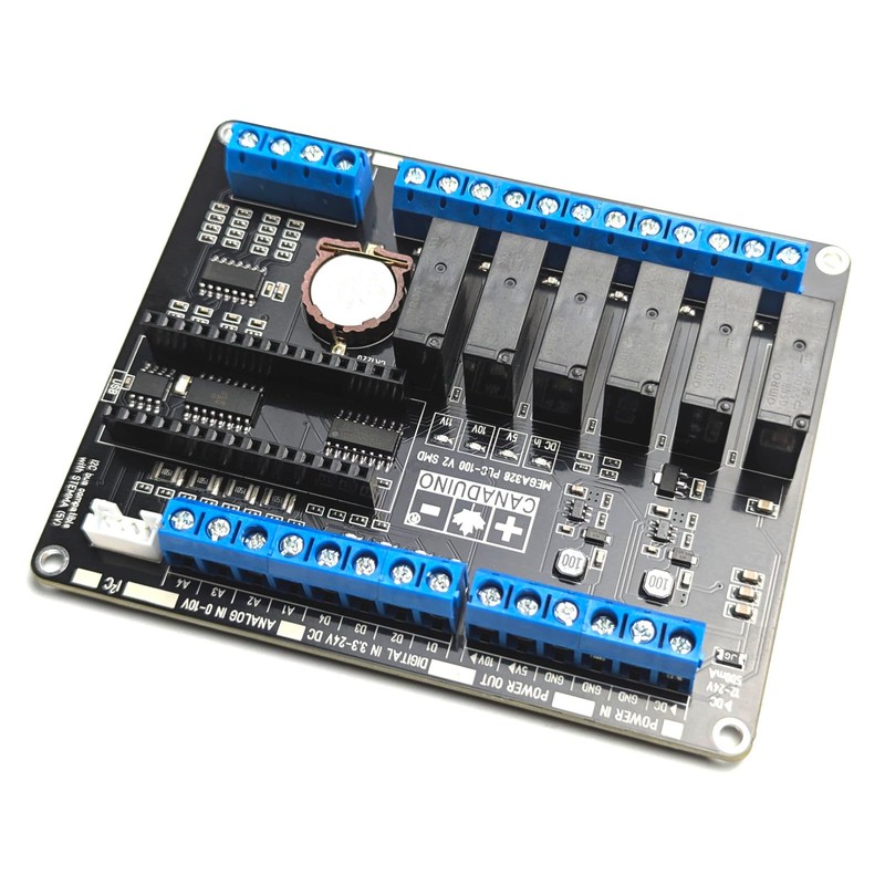CANADUINO® PLC-100 V2 Programmable Logic Controller SMD Version for Arduino